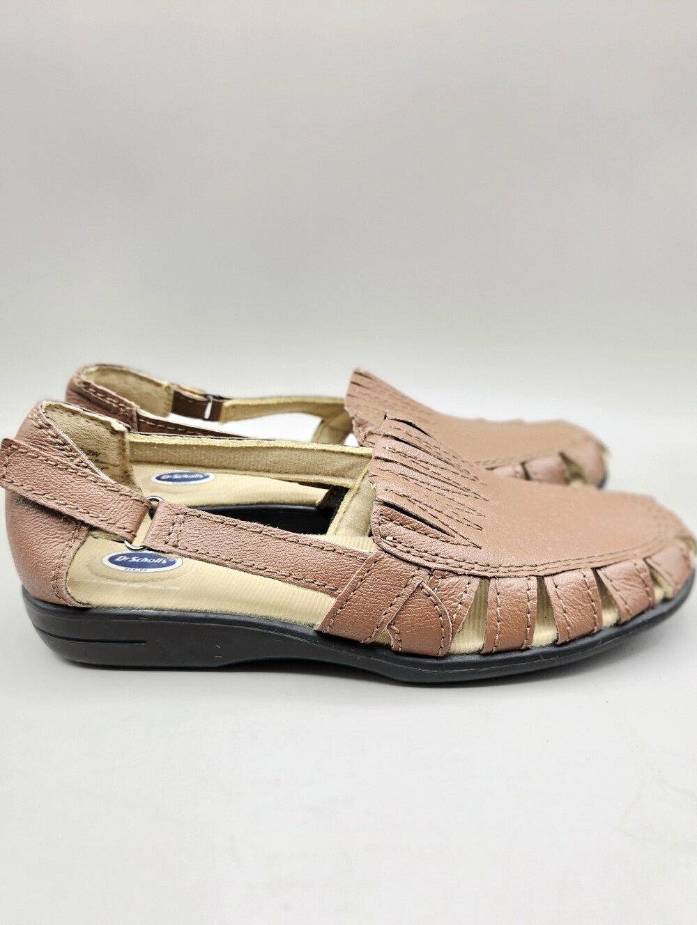 Dr. Scholl's Comfort Ranniosh Brown Hurache Sandals, Size 8M - Picture 2 of 11